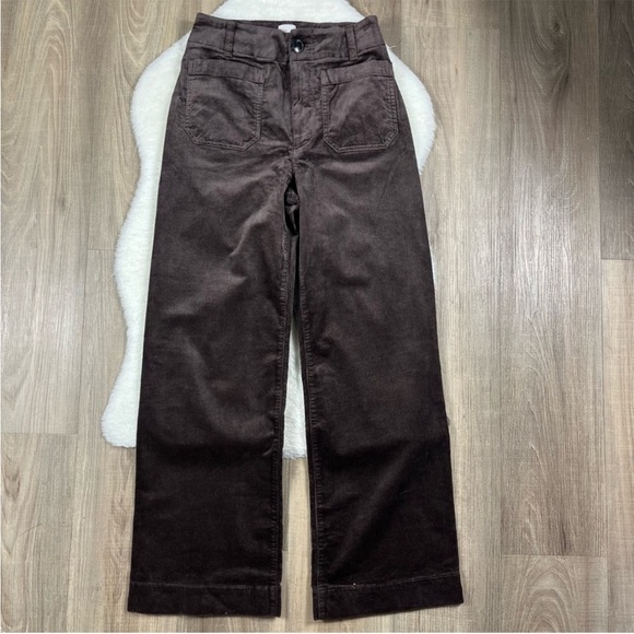 NWOT Maeve Tall The Colette Corduroy Full Length Wide-Leg Pants Anthropologie - Picture 2 of 8